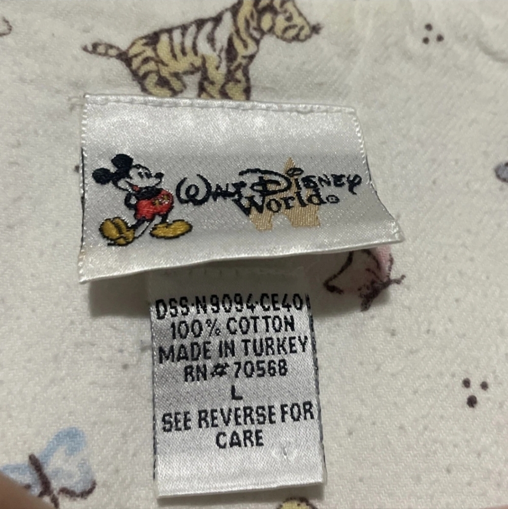 Vintage Disney Size Large Nightgown Sleep Shirt Winnie The Pooh - Picture 2 of 10